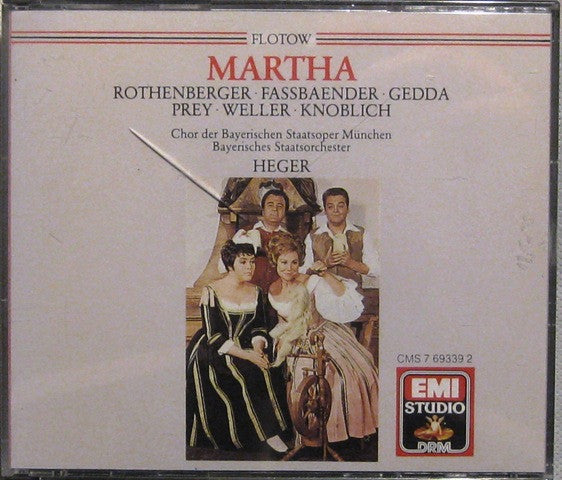 Rothenberger, Fassbaender, Gedda, Prey, Weller, Knoblich, Chor Der Bayerischen Staatsoper Munchen, Bayerisches Staatsorchester, Heger - Martha