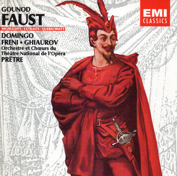 C Gounod, P Domingo, M Freni, N Ghiaurov, T Allen, M Command, M Vento, Orchestre National De L'Opera De Paris J Laforge, G Pretre, D Bell - Faust