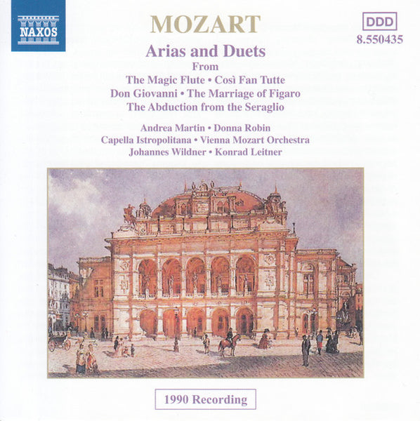 Mozart - Arias And Duets From Magic Flute, Cosi Fan Tutte, Don Giovanni, Marriage Of Figaro, Abduction From The Seraglio