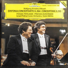 Wolfgang Amadeus Mozart - Itzhak Perlman, Pinchas Zukerman, Israel Philharmonic Orchestra, Zubin Mehta - Sinfonia Concertante K.364, Concertone K.190