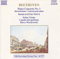 Beethoven, Stefan Vladar, Capella Istropolitana, Barry Wordsworth - Piano Concerto No. 1 / Rondo In B Flat WoO 6