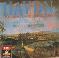 Haydn - C Vaness, D Soffel, K Lewis, P Salomaa, R Leipzig, S Dresden, Sir N  Marriner - Theresienmesse - Heiligmesse
