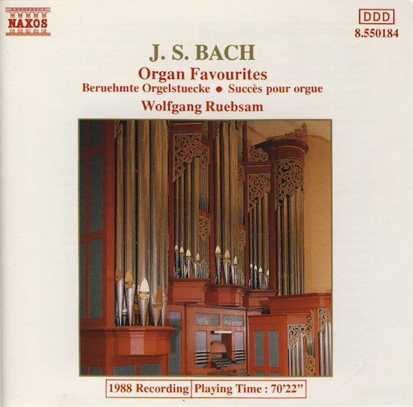 J.S. Bach, Wolfgang Ruebsam - Organ Favourites