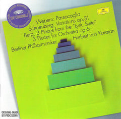 Webern / Schoenberg / Berg / Berliner Philharmoniker, Herbert von Karajan - Passacaglia, Variations Op. 31, 3 Pieces From The "Lyric Suite", 3 Pieces
