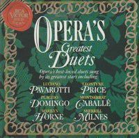 Domingo, Milnes, Elias, Tucker, Mathis, Titus, Price, Horne, Freni, Pavarotti, Caballe, Verrett, Price, Warfield, Domingo - Opera's Greatest Duets