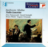 Beethoven, Sibelius - Beethoven Sibelius Violin Concertos / Francescatti Columbia Walter / Oistrakh Philadelphia Ormandy