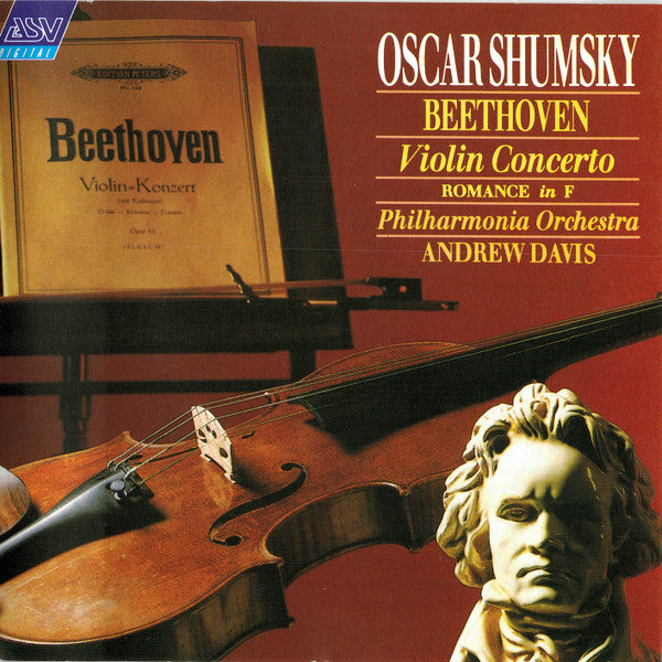 Beethoven, Philharmonia Orchestra, Andrew Davis, Oscar Shumsky - Violin Concerto In D Major, Op. 61 / Romance In F Major, Op. 50