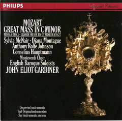Mozart / S McNair, D Montague, A R Johnson, C Hauptmann, Monteverdi Choir, English Baroque Soloists, J E Gardiner - Great Mass In C Minor