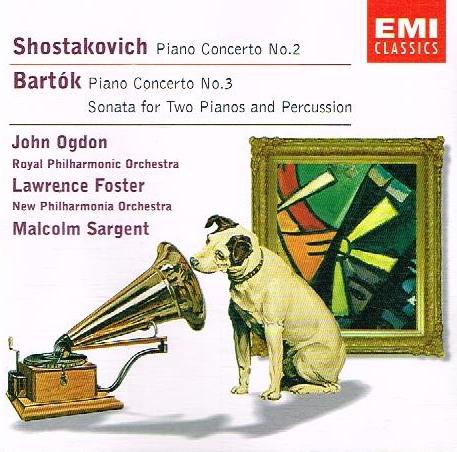 Shostakovich / Bartok, J Ogdon, Royal Philharmonic Orchestra, L Foster, New Philharmonia Orchestra, M Sargent - Piano Concerto No. 2