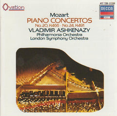 Mozart, Vladimir Ashkenazy, Philharmonia Orchestra, London Symphony Orchestra - Piano Concertos: No,20, K466, No.24, K491