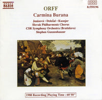 Orff, Jenisova, Dolezal, Kusnjer, Slovak Philharmonic Chorus, CSR Symphony Orchestra (Bratislava), Stephen Gunzenhauser - Carmina Burana