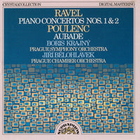 Ravel, Poulenc, Boris Krajny, Prague Symphony Orchestra, Prague Chamber Orchestra, Jiri Belohlavek - Piano Concertos Nos. 1 & 2 / Aubade