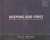 Keeping God First - Joyce Meyer (Audiobook - CD)