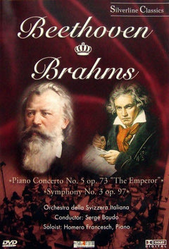 Beethoven, Brahms, Orchestra Della Svizzera Italiana - Piano Concerto No. 5 Op. 73 "The Emperor" / Symphony No. 3 Op. 90 (DVD)