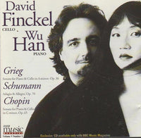 David Vinckel Cello - Wu Han Piano, Grieg , Schumann , Chopin  - Chopin Frederic - Grieg Edvard - Schumann Franz - Music For Cello & Piano