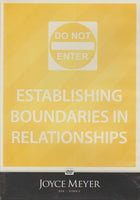 Establishing Boundaries In Relationships - Joyce Meyer (DVD)