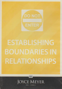 Establishing Boundaries In Relationships - Joyce Meyer (DVD)