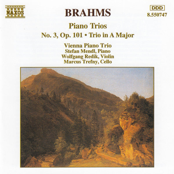 Johannes Brahms, Vienna Piano Trio - Piano Trios. No. 3, Op. 101 - Trio In A Major