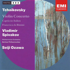 Tchaikovsky - Vladimir Spivakov, Philharmonia Orchestra, Berliner Philharmoniker, Seiji Ozawa - Violin Concerto