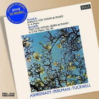 Franck / Brahms - Ashkenazy, Perlman, Tuckwell - Sonata For Violin & Piano In A Major / Trio For Violin, Horn & Piano In E Flat Major, Op. 40
