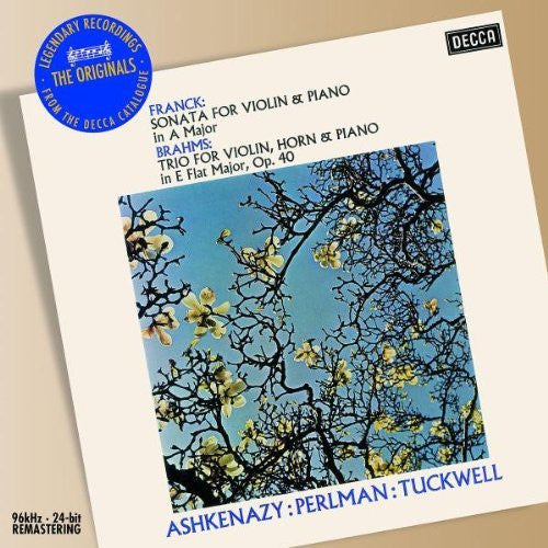Franck / Brahms - Ashkenazy, Perlman, Tuckwell - Sonata For Violin & Piano In A Major / Trio For Violin, Horn & Piano In E Flat Major, Op. 40
