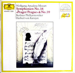 Wolfgang Amadeus Mozart, Berliner Philharmoniker, Herbert von Karajan - Symphonien Nr.38 "Prager" & Nr.39