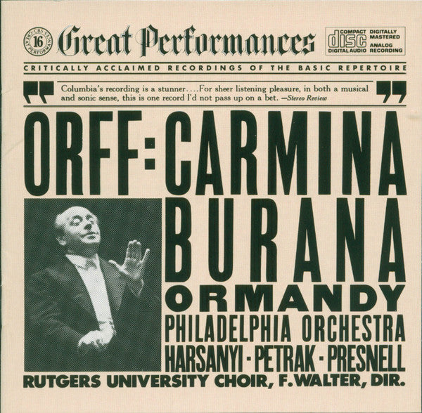 Orff / Philadelphia Orchestra / Ormandy - Carmina Burana