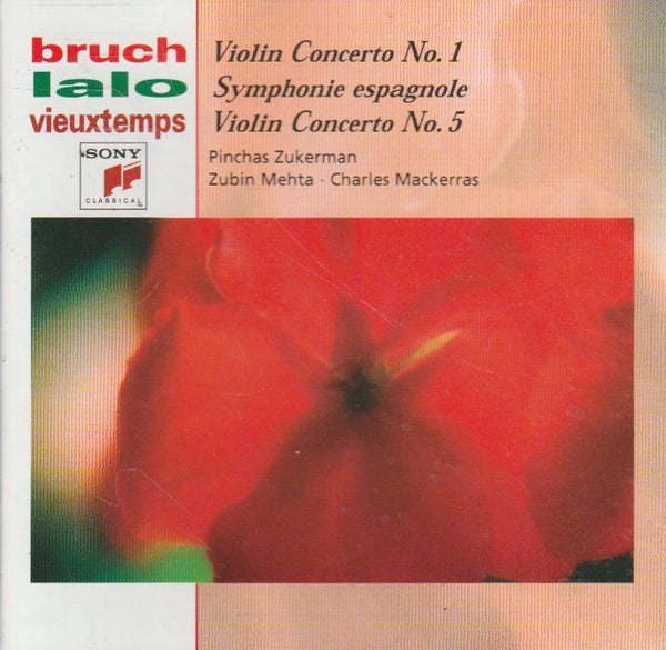 Pinchas Zukerman, Z Mehta, Los Angeles Philharmonic, C Mackerras, London Symphony Orchestra - Concerto No.1, Violin Concerto No.5