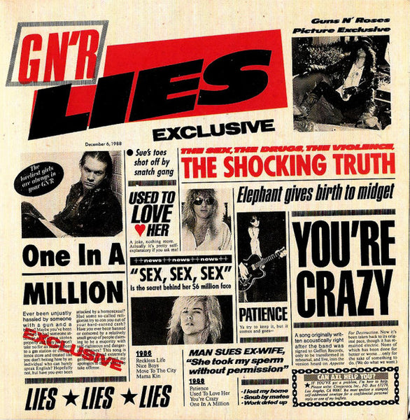 Guns N' Roses - G N' R Lies