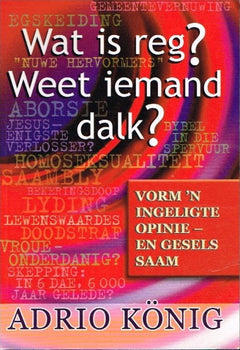 Wat is reg? weet iemand dalk? - Adrio Konig