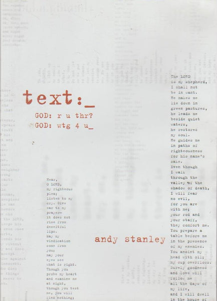 Text :_ - Andy Stanley (DVD)