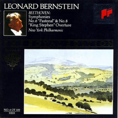 Beethoven, Leonard Bernstein, New York Philharmonic - Symphonies No. 6 "Pastoral" & No. 8 - "King Stephen" Overture