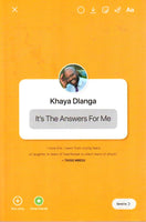 It's The Answers for Me Khaya Dlanga