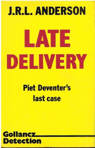 Late delivery J R L Anderson (1st edition 1982)