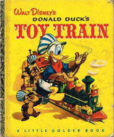 Walt Disney's Donald Duck's toy train (little golden book 1950)