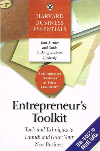 Harvard business essentials entrepreneurs toolkit advisor Alfred E Osborne