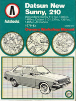 Autobooks Datsun new Sunny 210 1978-82