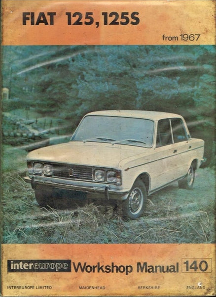 Intereurope Fiat 125, 125S form 1967