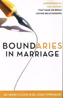 Boundaries in marriage Dr Henry Cloud & Dr John Townsend