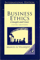 Business ethics Manuel G Velasquez