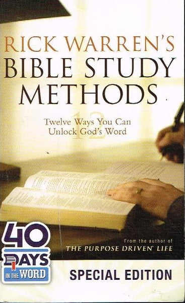Rick Warren's bible study methods
