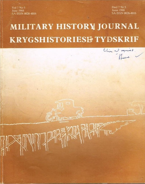 Military history journal krygshistoriese tydskrif vol7 no5 june 1988