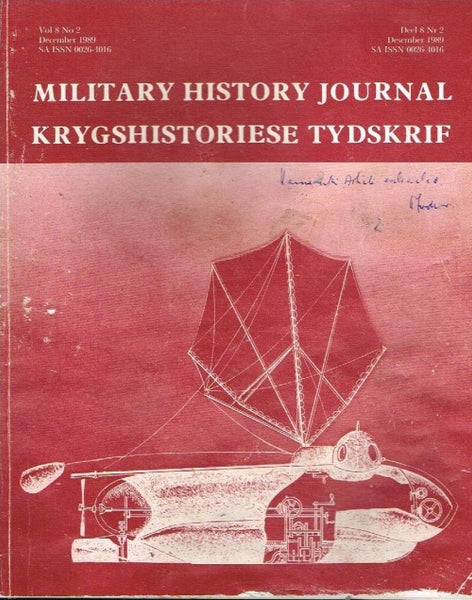 Military history journal krygshistoriese tydskrif vol8 no2 december 1989