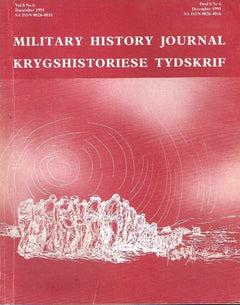 Military history journal krygshistoriese tydskrif vol8 no6 december 1991