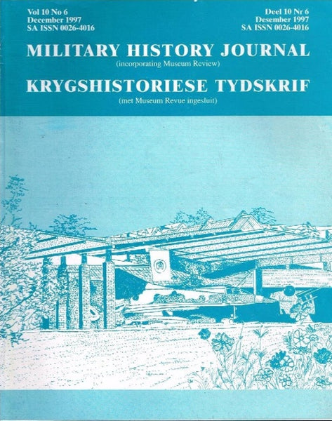 Military history journal krygshistoriese tydskrif vol10 no6 december 1997