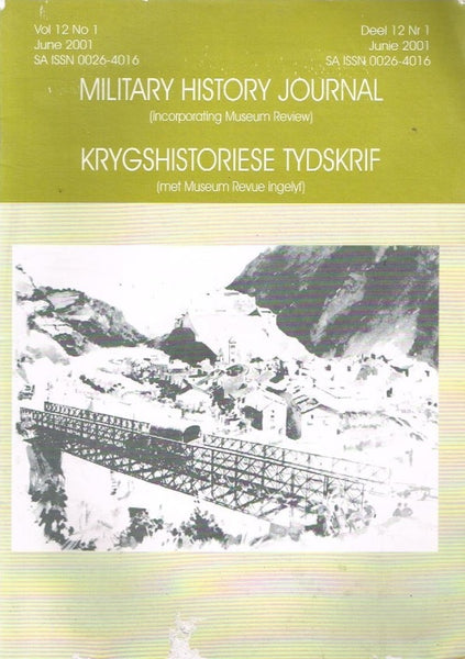 Military history journal krygshistoriese tydskrif vol12 no1 june 2001