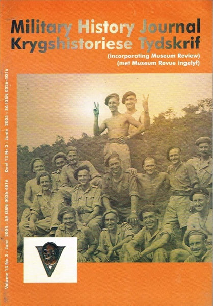 Military history journal krygshistoriese tydskrif vol13 no3 june 2005