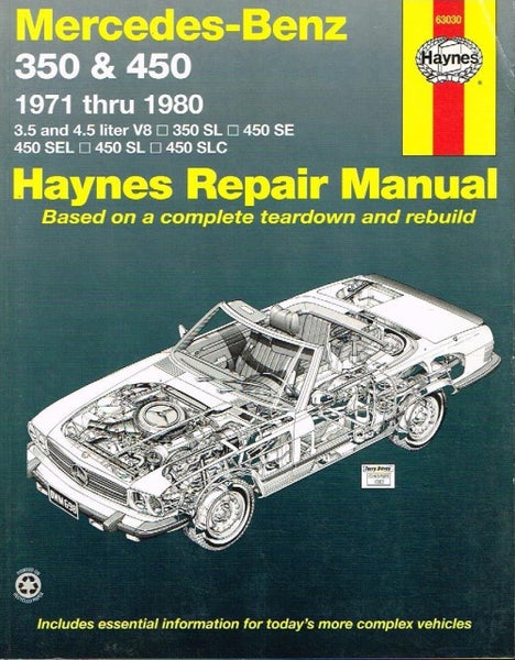 Haynes Mercedes-Benz 350 & 450