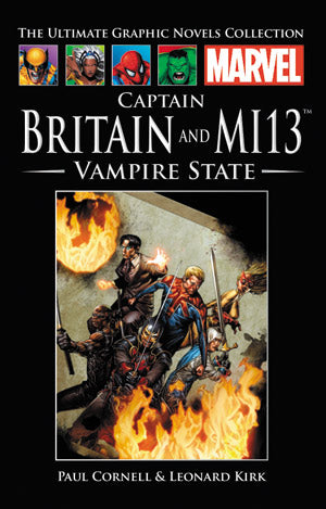 Marvel The ultimate graphic novels collection Captain Britain and MI13 Vampire State 59