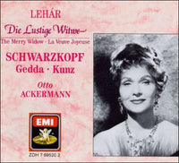 Lehar - Schwarzkopf * Gedda * Kunz, Philharmonia Orchestra & Chorus, Otto Ackermann - Die Lustige Witwe